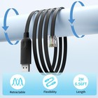 6 5ft Usb To Rj12 Serial Cable Ftdi Ft232 For Apc Pdu Ups 940-0144 940-0144a  2 