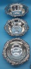 Set Of Three Tiffany   Co  Sterling Silver Clover  Serving Bowls