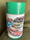 Vintage 1975 Dragstrip Thermos For Lunch Box Near Mint