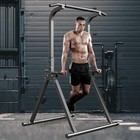 Foldable Pull Up Bar Free Standing Multi-function Power Tower Dip Bar With