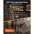 Uimoso Hunting Blind 360   See Through Ground Blind One-way Mesh For 4-5 Person