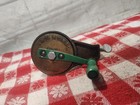 Vintage Nilus Leclerc Brass Weaving Loom D-310 Hand Crank Bobbin Winder