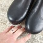 Dansko Merrin Waxy Milled Womens Shoes Sz 9 5 - 10 Black Leather Round Toe Clog