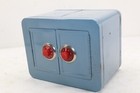 Vtg Mosler Jr  Bank Vault Safe W Combination Lock   Metal Double Door W  Alarm
