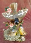7  Hand Made Majolica 3 Birds Figurine In Beautiful Mint Condition Check Photos 
