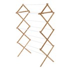 Mainstays Space-saving Collapsible Bamboo Laundry Drying Rack