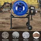 Electric Cement Mixer  4 Cubic Ft  Portable Concrete Mixer Machine  W