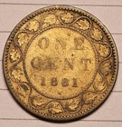 1881-h Canada Large Cent - 1881 H Canadian Penny