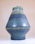 Large Blue Vase - Carl-harry St  lhane - R  rstrand - Mid 20th Century