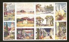 Ten  10  Art Paintings Of Scenic California Poster Stamps Est From 1930 s-40 s