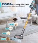 Cordless Stick Vacuum Cleaner 450w 35kpa Self-standing  60min Runtime  Lightweig