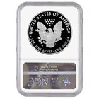 2019-w Proof  1 American Silver Eagle Ngc Pf70uc Brown Label