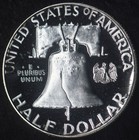 1962  proof Cameo  Franklin Silver 50c Half Dollar - Coingiants -