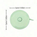 6pcs Retractable Double-scale Measuring Tape     Cute  Soft Plastic Ruler-new