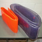Tmi Industrial Pvc Strip Door 999-00018  8  X 10  Opening  Clear orange  Smooth