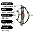 Archery Compound Bow Bag Neoprene Shoulder Bow Cam Carrier Shooting Hunt Target 