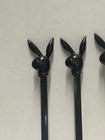 Playboy Club Bunny Drink Swizzle Stir Sticks Stirrers Set Of 6 Vintage 1970s