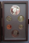 1983 Us Olympic Proof Prestige 6 Coin Set Inc  90  Silver Dollar  W  Case   Coa