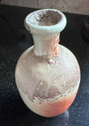 Vintage Studio Pottery Vase 7  Drip Glaze Earth Tone Art Pottery