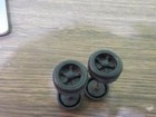 Vintage No Name Set Of 4 Plastic Tires 2 Axles For Parts