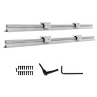 Heavy Duty Sbr16-800mm Linear Rails Kit With 4pcs Sbr16uu Blocks