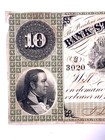 1861  10 Bank Of The State Of South Carolina Charleston Civil War Obsolete Note