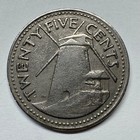 1973 Barbados 25 Cents - Coin  d-016