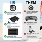 700 Lbs Us Luggage Cart Trolley Moving With Wheels Folding Hand Truck Dolly Cart