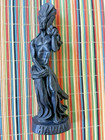Vintage Coco Joes Male Hula Dancer Tiki Figurine Black Hawaii  Tikibar