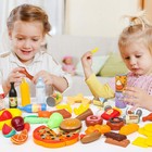 Shimfun 143 Piece Play Food For Kids Kitchen - Toy Assortment - Pretend Food    