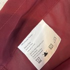 2 Panels - Sheer Window Rod Pocket Curtain Set 87  Inches Long Red Burgundy