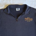 Vintage Disney s Hercules Cast   Crew Movie Premiere 1997 Rare Lrg Navy Sweater
