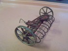 Vintage Arcade  417 Cast Iron Toy Hay Dump Rake Mccormick-deering
