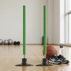 2 Pieces Agility Training Pole Stable Rebound Training Pole High Visibility