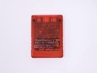 Official Sony Playstation 2 Ps2 Memory Card 8mb Scph-10020 Oem Clear Red