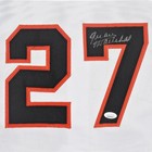 Juan Marichal Signed San Francisco White Baseball Jersey  jsa 