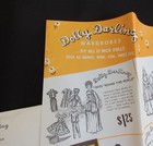 Dolly Darling 1960s Barbie 11  Doll Sewing Clothing Patterns Lot W fabrics Trims