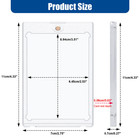 60 Pack Magnetic Trading Sports Card Holders 35pt One-touch Hard Uv Protection 