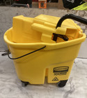 Wavebrake 35 Qt  2 0 Side-press Mop Bucket With Drain  Yellow