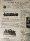 1923 Vintage Advertising Morse Chain Company Ithaca Ny Silent Chains   Sprockets