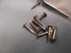 50pcs Silver Escutcheon Pins Brad Nails Round Dome Head- 1 2    X 14 Gauge