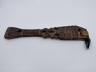 Vtg Hand Carved Wooden Marquesan Stone Adze Kee Toki French Polynesian M  ori