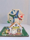 Vtg 1960 s Fisher Price Ferris Wheel  Music Box works Well  6 Figs Inc  Euc mint