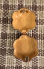 Joan Rivers Purple Floral Trinket Box Rhinestones   Gold Accents Hinged Romantic
