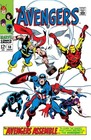 The Avengers  59 Comic Book Cover Poster Print 11 x17  Home Decor