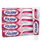 Super Poligrip Zinc Free Denture And Partials Adhesive Cream  2 4 Ounce  4 Pack