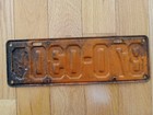 Vintage Illinois 1927 License Plate