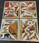 1950 s Platt   Munk  indian   Cowboy  Cutouts Box Of 14 Uncut Sheets