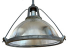 Holophane 20  X-large  Industrial Shade Vintage Glass Pendant  Kitchen Light