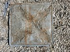 Antique Metal Tin Ceiling Tile 24    X 24  Salvaged Vintage 